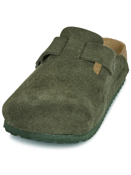 Bőr félcipő Birkenstock zöld
