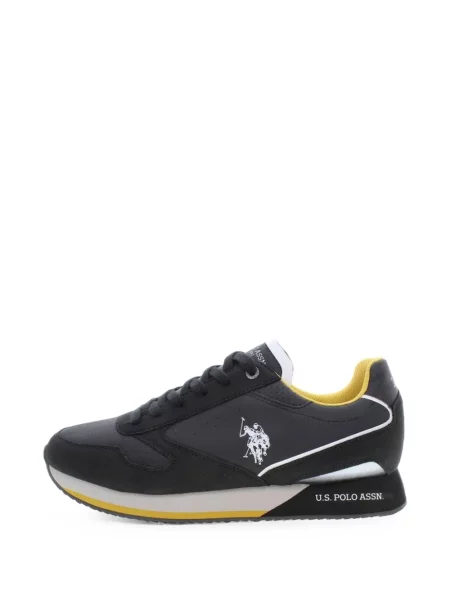 Маратонки U.s. Polo Assn. бродирани черно