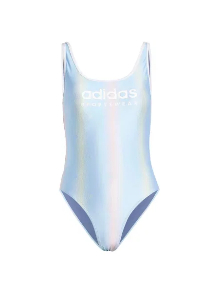 ADIDAS SPORTSWEAR Športové jednodielne plavky Tiro vodová / svetlomodrá / rosé biela