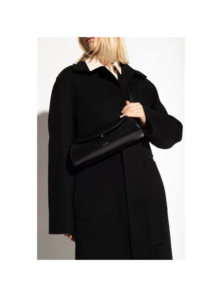 Torebka Jil Sander skórzana czarna