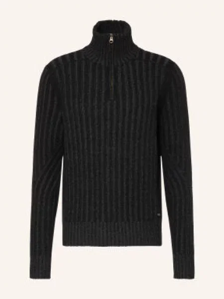 Belstaff Sweter Typu Troyer Lincoln grau