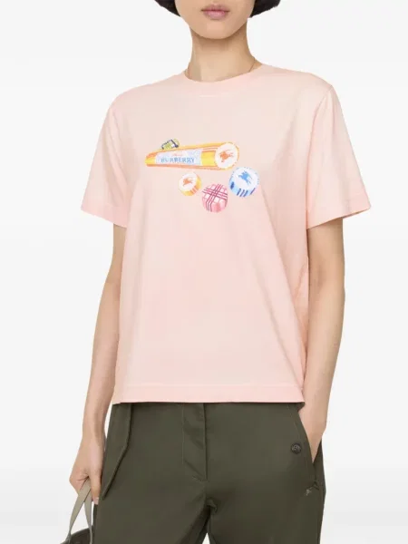 Tricou Burberry roz