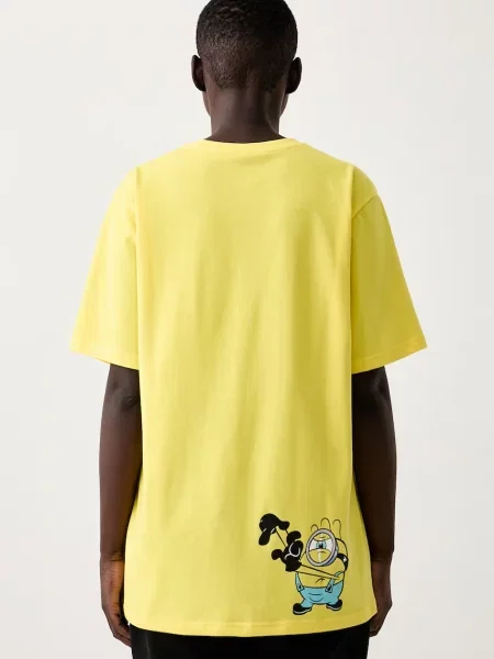 Converse T-shirt x Minions & Monsters żółta