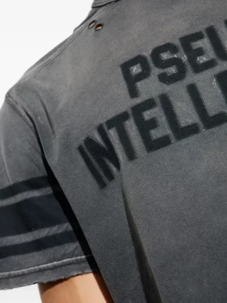 Tricou Misbhv zdrențuiți gri