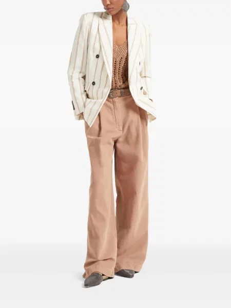 Pantaloni Brunello Cucinelli maro