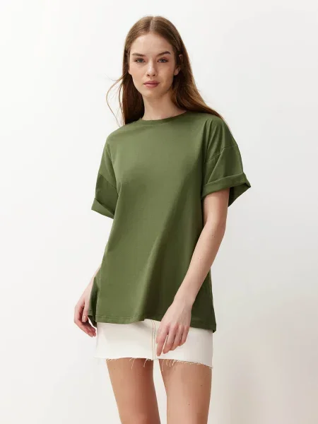Trendyol Футболка зелений