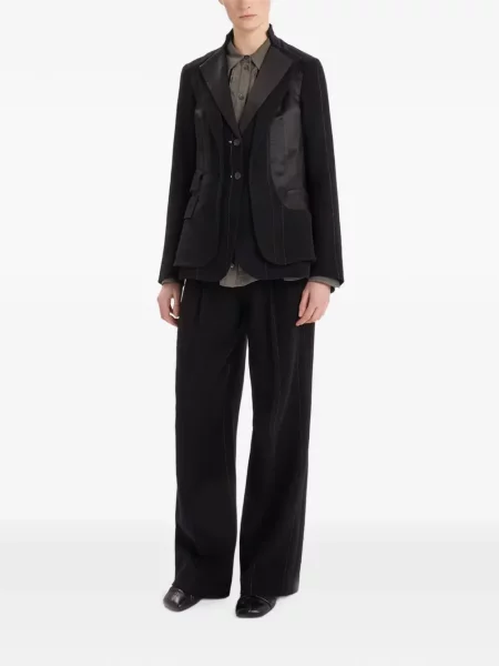 Sacou High cu rever negru