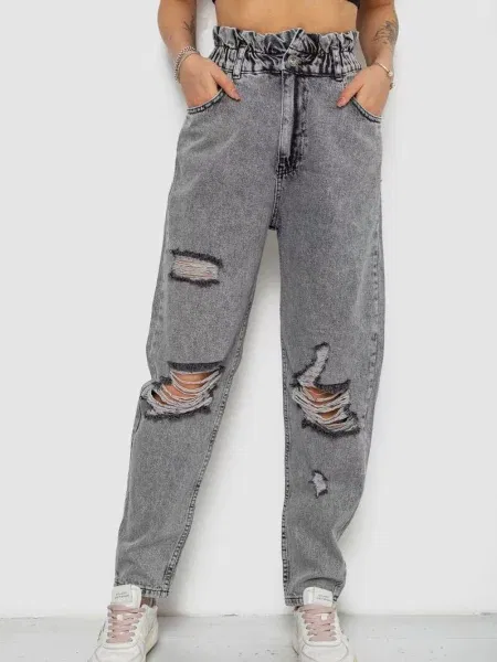 Джинси мом Ager сірий