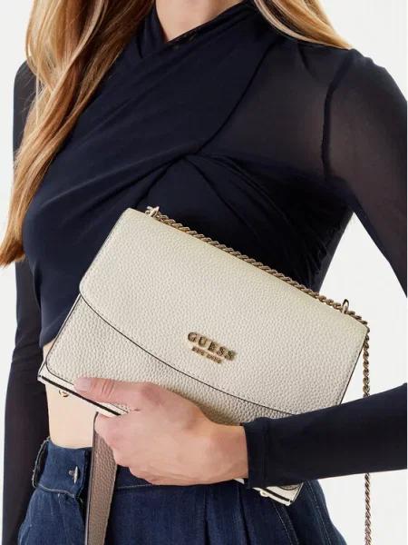 Guess Táska Calista Ekru