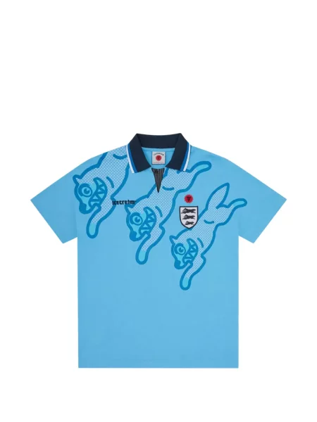 Tricou polo Icecream alergare albastru