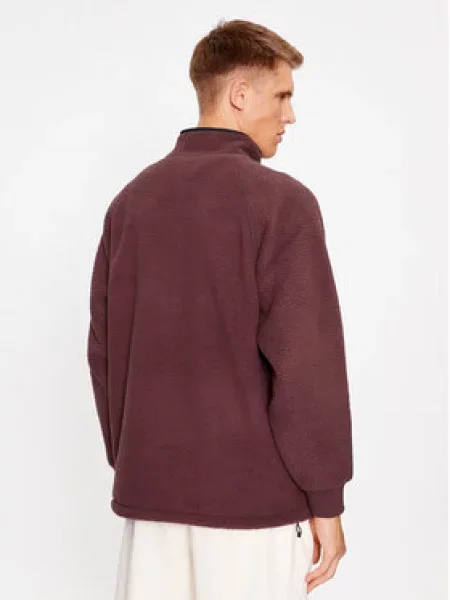 New Balance Polár kabát Athletics Polar Fleece Full Zip Sötétvörös