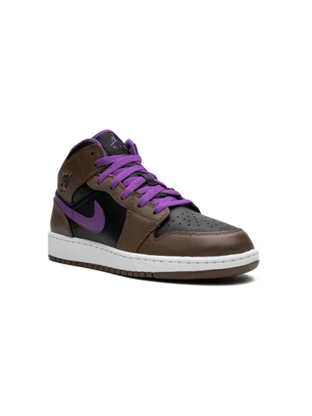 Sneakersy dziecięce Jordan Air Jordan 1 brązowe