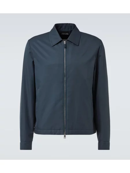 Geanta de piele Zegna albastru