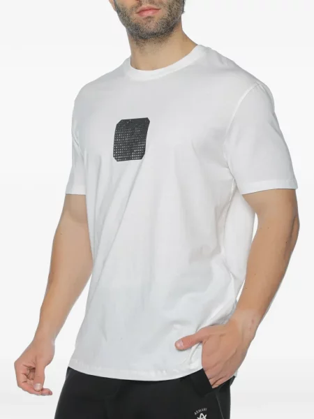 Tricou Armani Exchange cu imagine alb