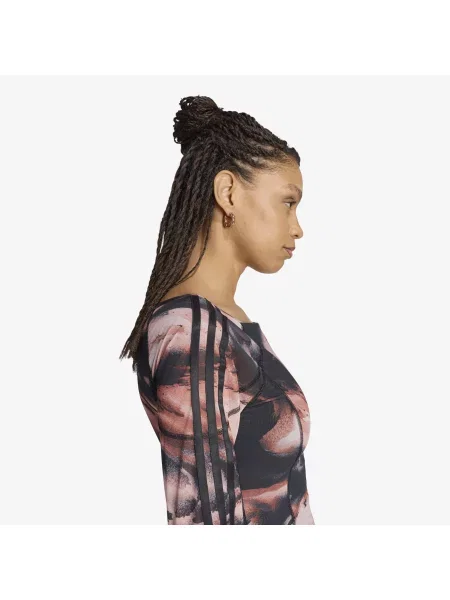 Lanena mini obleka Adidas Originals