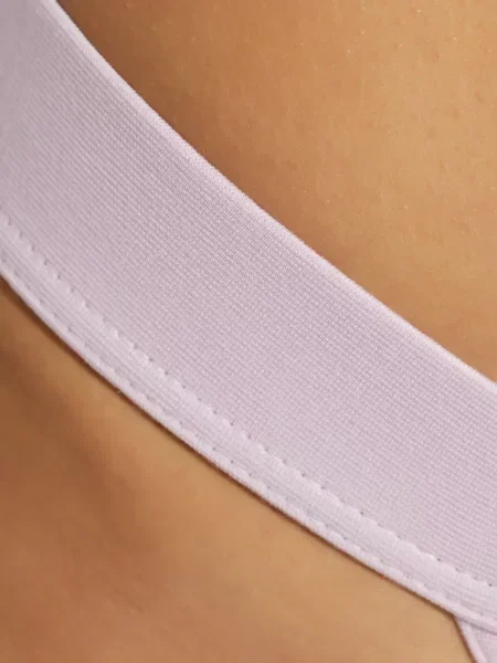 Chiloți tanga Dsquared2 cu autograf roz