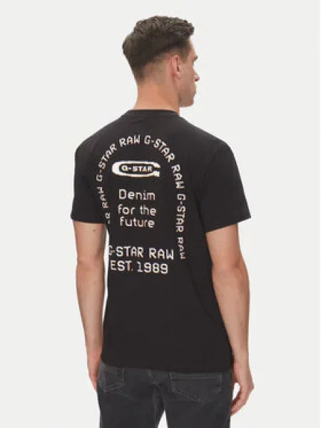 G-Star Raw Majica Back Gr Arch črna