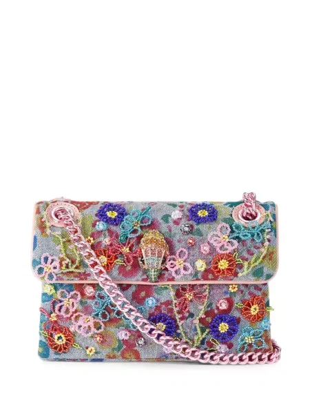 Geantă Kurt Geiger London cu model floral cu imagine albastru