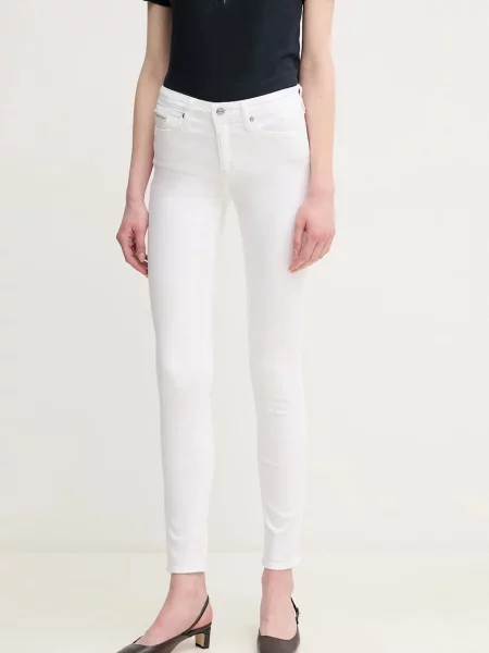 Calvin Klein Jeans jeansy biały