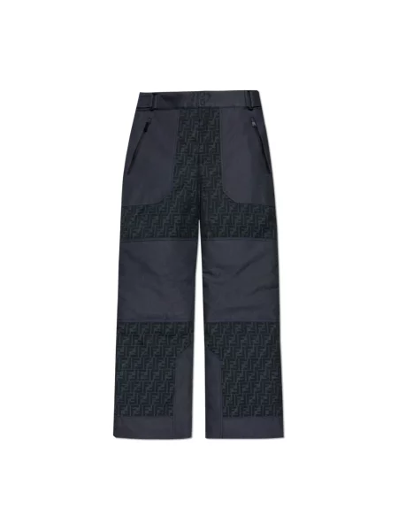 Spodnie dresowe Fendi niebieskie