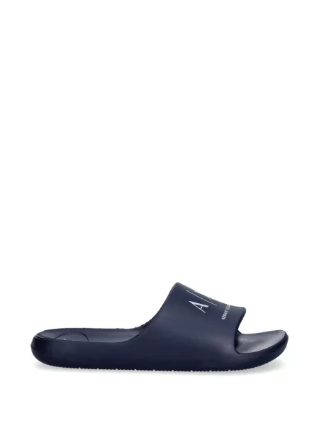 Papuci Armani Exchange cu imagine albastru