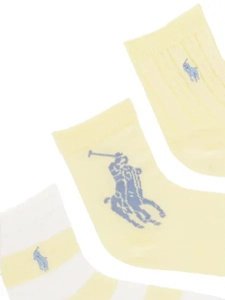 Skarpety dziecięce Polo Ralph Lauren żółte