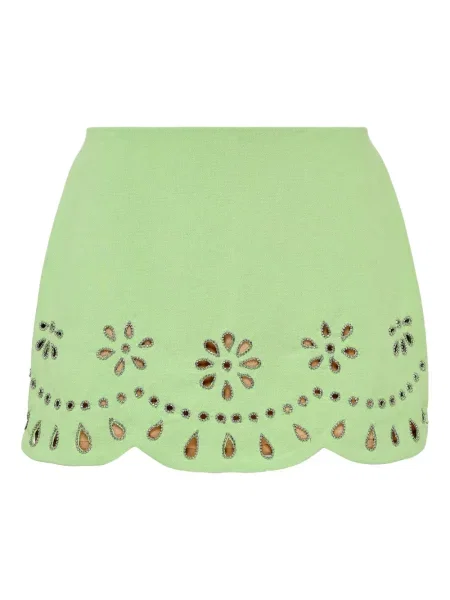 Spódnica Alexis w kwiatki zielona