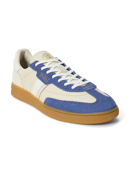 Polo Ralph Lauren Bedford маратонки дамски от велур бежово