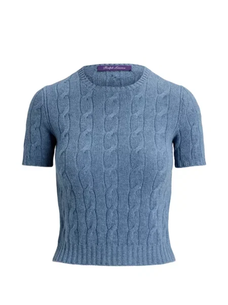 Scurt pulover Ralph Lauren Collection albastru