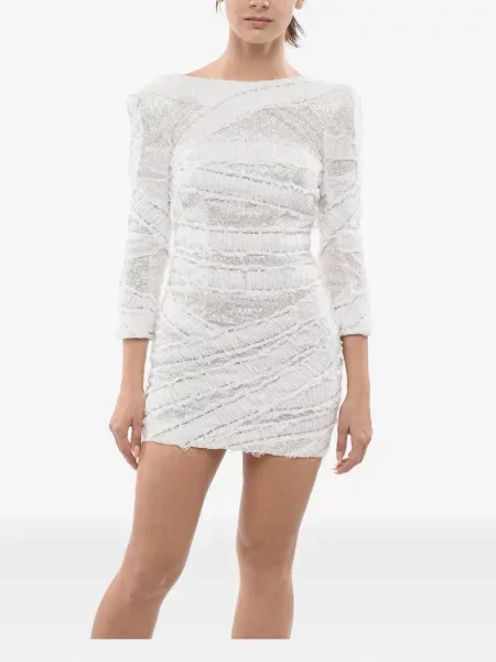 Mini suknelė Balmain balta