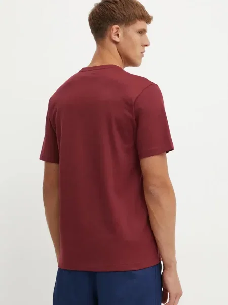 Футболка adidas Originals бордовий однотонна