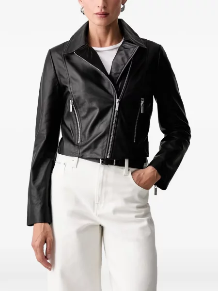 Geanta de piele Armani Exchange negru