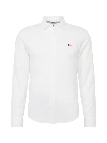 LEVI'S Košulja LS BATTERY HM SHIRT SLIM NEUTRALS crvena bijela