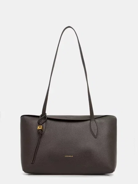 Coccinelle geantă shopper pentru femei din piele verde