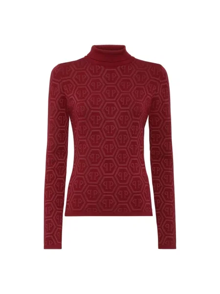 Sweter Philipp Plein czerwony