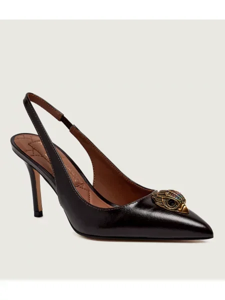 Pantofi Kurt Geiger din piele cu toc stiletto negru
