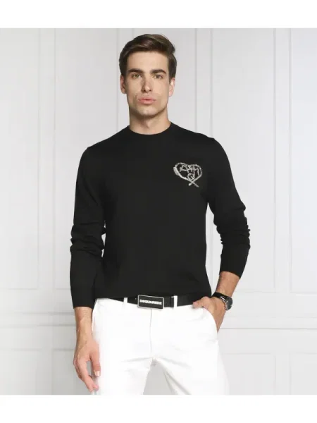 Alexander McQueen Pulover negru