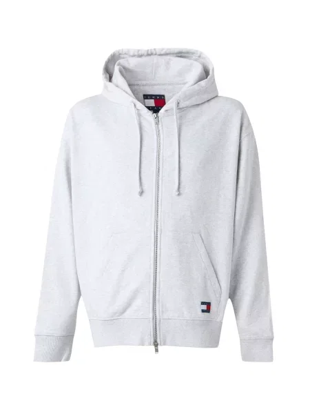 Tommy Jeans Hanorac New Classics deschis gri