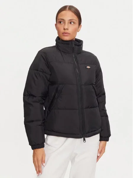 Dickies Pūkinė striukė Alatna Regular Fit juoda