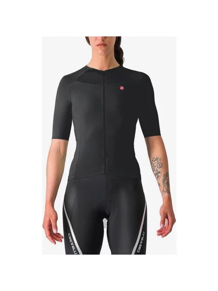 Koszulka z krótkim rękawem Castelli Velocissima 2 w kolorze jasnoczarnym L czarna