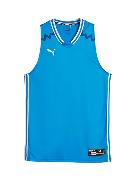 PUMA Tricou funcțional Team Game albastru / negru alb