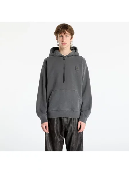 Hanorac cu glugă Carhartt Wip cu glugă gri