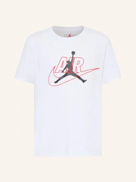 Jordan Tričko Air Swoosh / červená / černá bílá