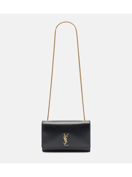 Geanta de piele Saint Laurent din piele negru