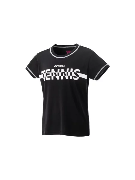 Tenis majica Yonex s printom crna