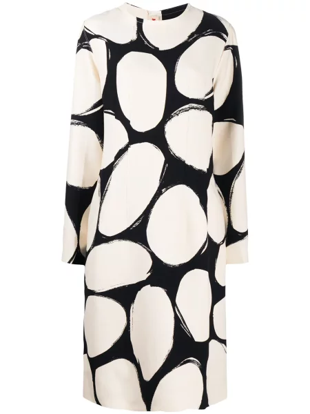 Rochie Marni de mătase cu imagine