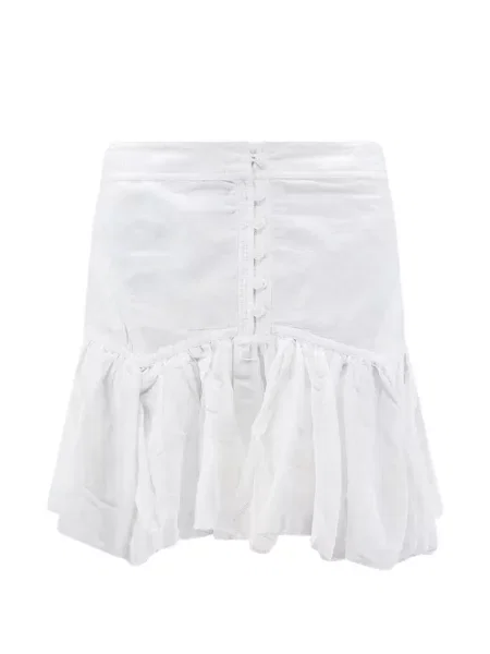 Fusta mini Marant Etoile cu volane alb