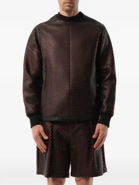 Pulover Givenchy din piele negru