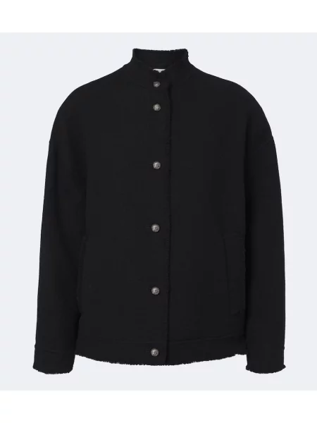 Geacă Max Mara de lână negru