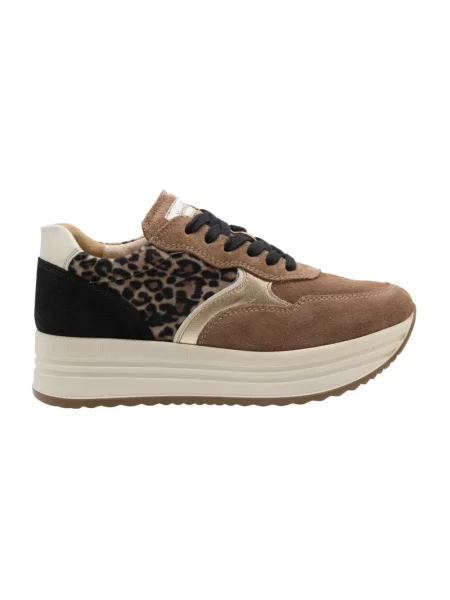 Sneakersy Nerogiardini brązowe